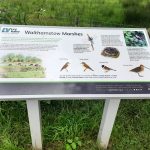 Signage with map